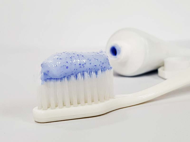 blue crunch toothpaste