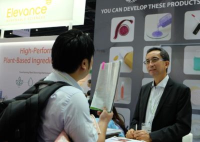 Visitors discussed with our co-exhibitor Elevance
